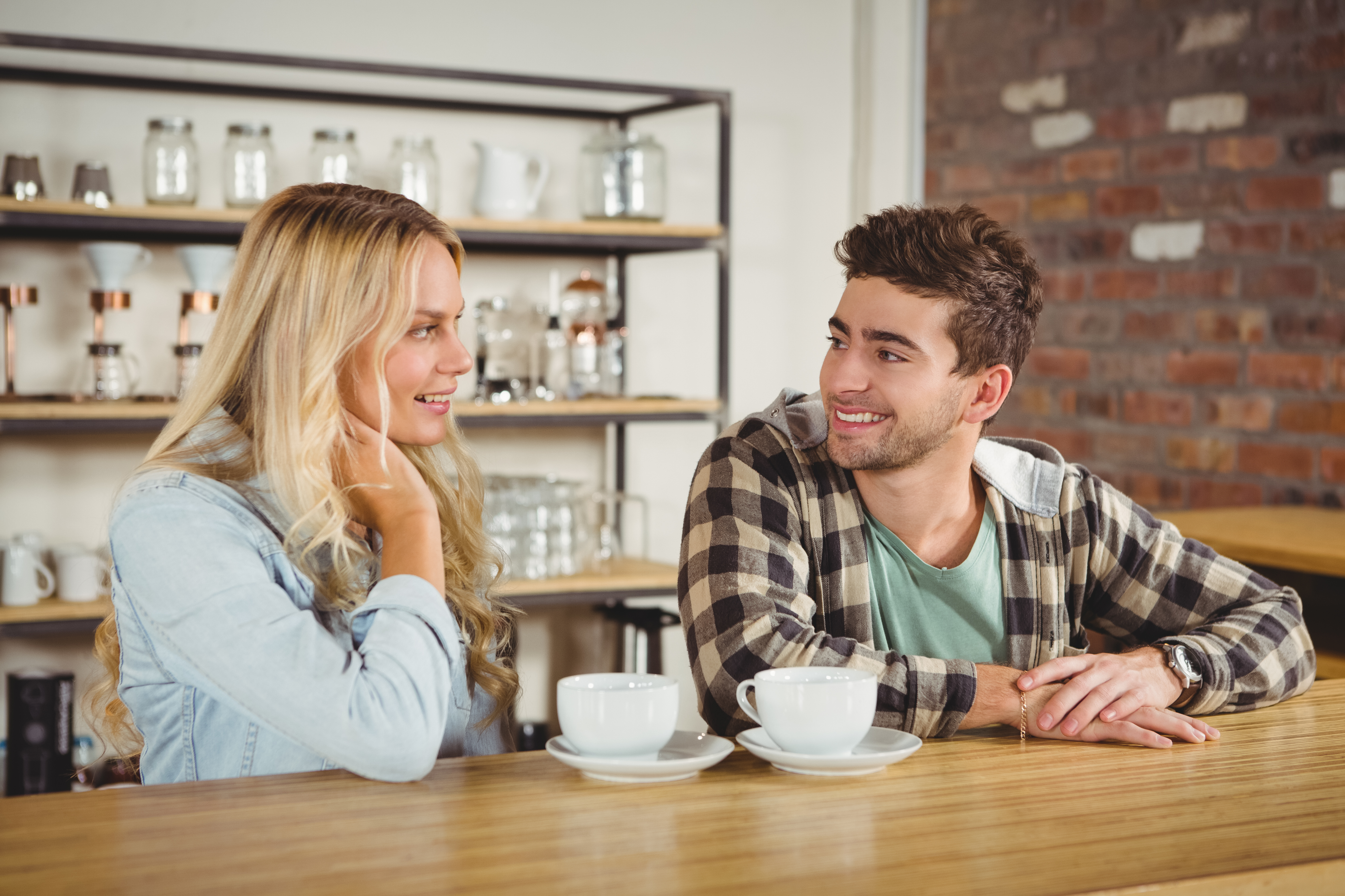 couple talking