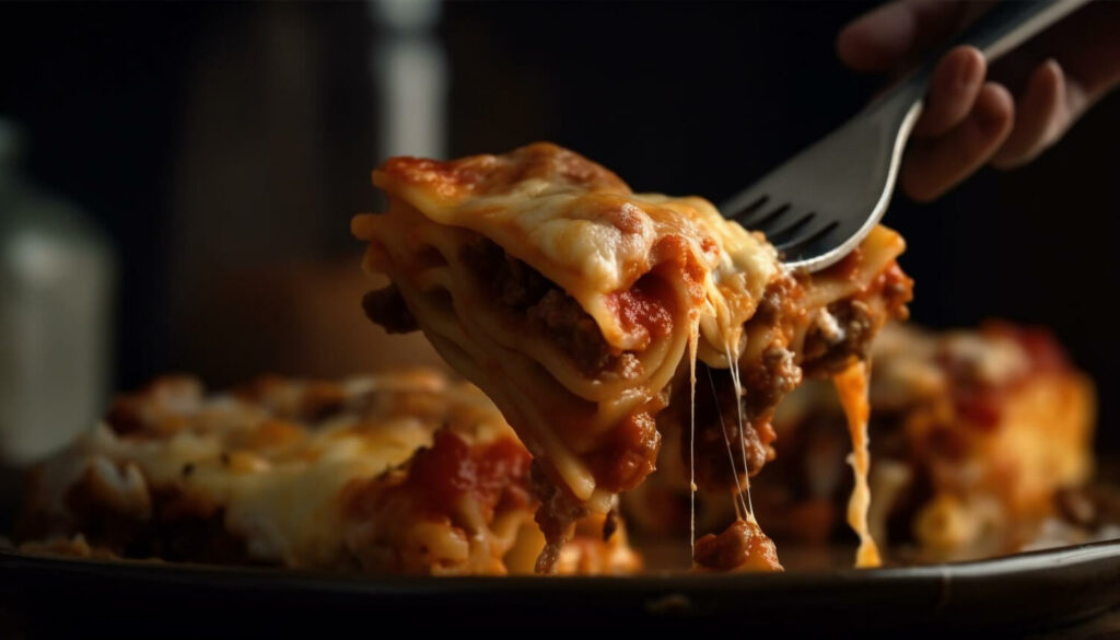 cheesy lasagna