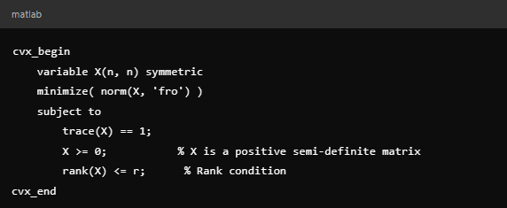 Solving the Optimization Problem