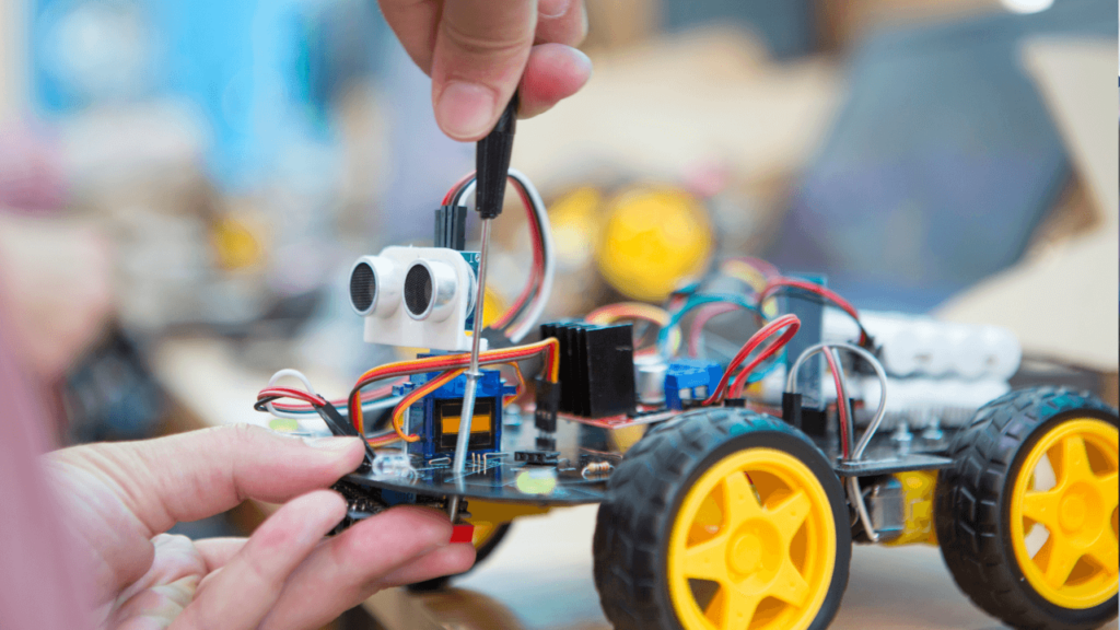 a car made out of components