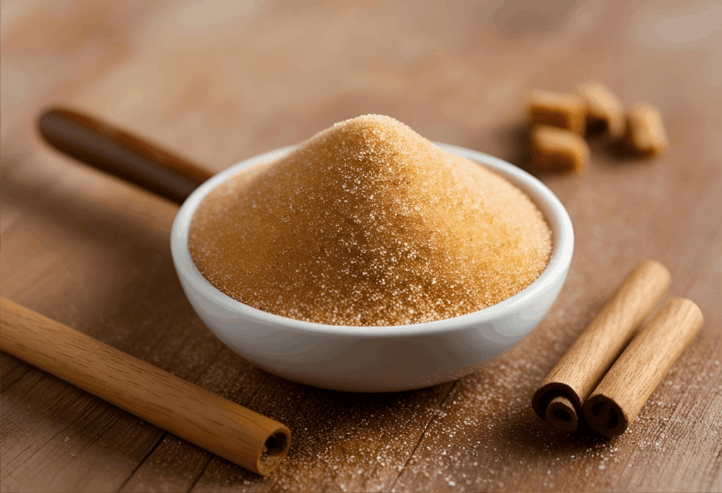 an image of brown sugar surrounded with cinnamon