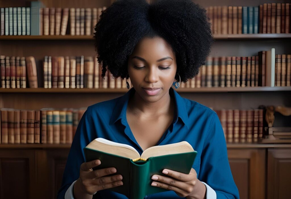 a person reading the bible chapters